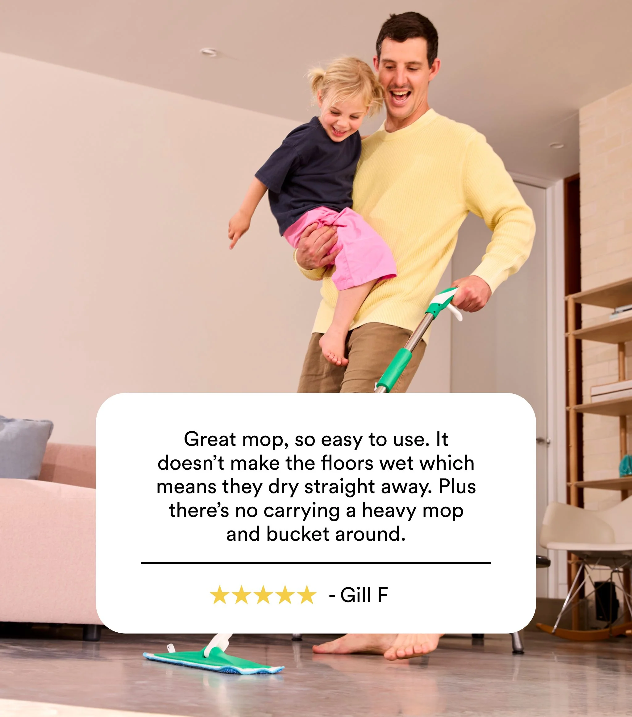 Spray Mop & Mop Pads 5pk - Image 4